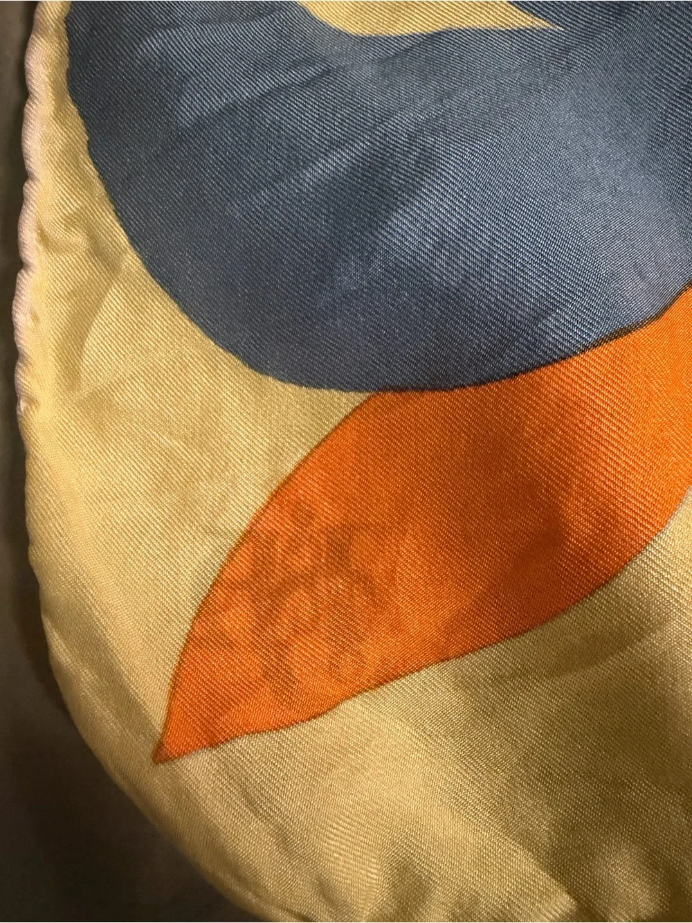 Vintage Abercrombie Fitch Italy Silk Scarf Mod Psychedelic Graphic 30” Carre